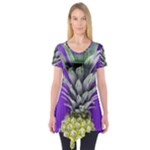 Pineapple Purple Short Sleeve Tunic 