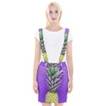 Pineapple Purple Braces Suspender Skirt