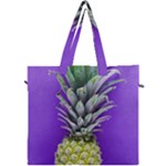 Pineapple Purple Canvas Travel Bag