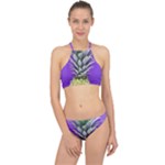 Pineapple Purple Racer Front Bikini Set