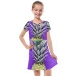 Pineapple Purple Kids  Cross Web Dress