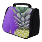 Pineapple Purple Full Print Travel Pouch (Small)