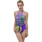 Pineapple Purple Go with the Flow One Piece Swimsuit