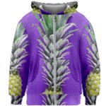 Pineapple Purple Kids  Zipper Hoodie Without Drawstring