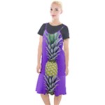 Pineapple Purple Camis Fishtail Dress