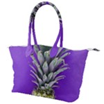 Pineapple Purple Canvas Shoulder Bag