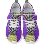 Pineapple Purple Men s Velcro Strap Shoes
