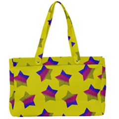 Ombre Glitter  Star Pattern Canvas Work Bag by snowwhitegirl