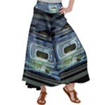 Spaceship Interior Stage Design Satin Palazzo Pants