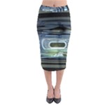 Spaceship Interior Stage Design Midi Pencil Skirt