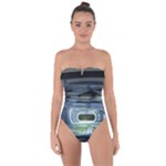 Spaceship Interior Stage Design Tie Back One Piece Swimsuit