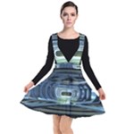 Spaceship Interior Stage Design Plunge Pinafore Dress