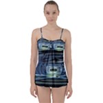 Spaceship Interior Stage Design Babydoll Tankini Set