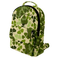 Drawn To Clovers Flap Pocket Backpack (small) by WensdaiAmbrose