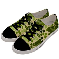 Drawn To Clovers Men s Low Top Canvas Sneakers by WensdaiAmbrose