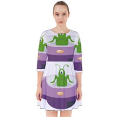 Ufo Smock Dress by Sudhe