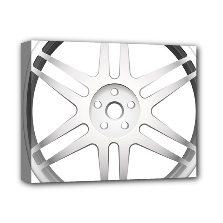 Wheel Skin Cover Deluxe Canvas 14  x 11  (Stretched)