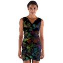 Falling Hearts  Wrap Front Bodycon Dress View1