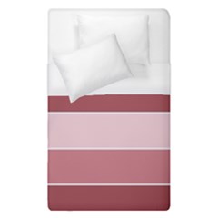 Striped Shapes Wide Stripes Horizontal Geometric Duvet Cover (single Size) by Sudhe