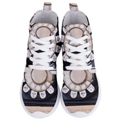 Vintage Payphone Women s Lightweight High Top Sneakers by Sudhe
