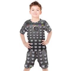 Scientific Solar Calculator Kids  Tee And Shorts Set by Sudhe