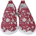 Floral Pattern Background Kids  Slip On Sneakers View1