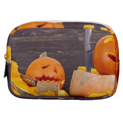 Old Crumpled Pumpkin Make Up Pouch (small) by rsooll