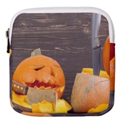 Old Crumpled Pumpkin Mini Square Pouch by rsooll