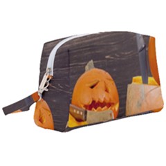 Old Crumpled Pumpkin Wristlet Pouch Bag (large) by rsooll