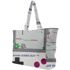 Game Boy White Simple Shoulder Bag by Sudhe