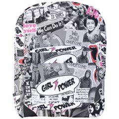 Feminism Collage  Full Print Backpack by Valentinaart