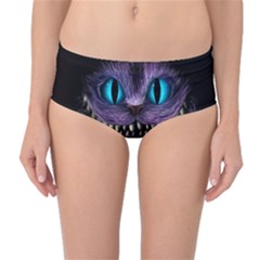 Cheshire Cat Animation Mid-waist Bikini Bottoms by Sudhe