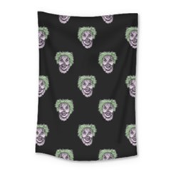 Creepy Zombies Motif Pattern Illustration Small Tapestry by dflcprintsclothing