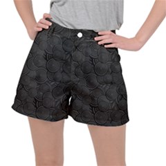 Hypnotic Black And White Stretch Ripstop Shorts