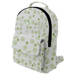 St Patricks Day Pattern Flap Pocket Backpack (small) by Valentinaart