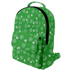 St Patricks Day Pattern Flap Pocket Backpack (small) by Valentinaart