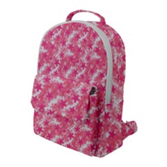 Phlox Spring April May Pink Flap Pocket Backpack (large) by Pakrebo