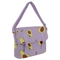 Avocado Green With Pastel Violet Background2 Avocado Pastel Light Violet Buckle Messenger Bag by genx