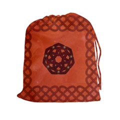 Elegant Decorative Celtic, Knot Drawstring Pouch (xxl) by FantasyWorld7