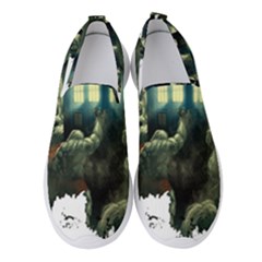 Time Machine Doctor Who Women s Slip On Sneakers by Sudhe