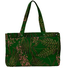 Fern Dark Green Canvas Work Bag by snowwhitegirl