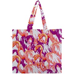 Flamingos Canvas Travel Bag by StarvingArtisan