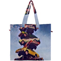 Pretty Colors Cars Canvas Travel Bag by StarvingArtisan