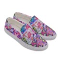 Trippy Forest Full Version Women s Canvas Slip Ons View3