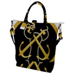 Colombian Navy Sleeve Insignia Buckle Top Tote Bag