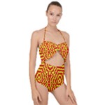 Rby 2 Scallop Top Cut Out Swimsuit