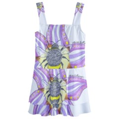 Flower And Insects Kids  Layered Skirt Swimsuit by okhismakingart