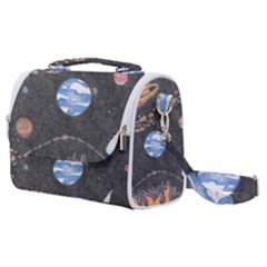Space Satchel Shoulder Bag by okhismakingart