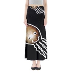 Friendly Firework Squid Full Length Maxi Skirt by okhismakingart
