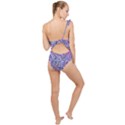 Electric Field Art IX Frilly One Shoulder Swimsuit View2